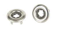 [W-905] Door Lock Knob Ferrules- LH/RH Pair - 68-74 Chevy II Nova; 68-72 GM A Body; 68-81 Camaro Firebird