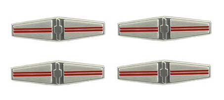 [W-920E] Seat Back Emblems - 4 Piece Set (Deluxe Interior) - 68 Camaro