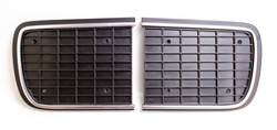 [W-924A] Headlamp Door Covers - Black - Pair - 67 Camaro (Rally Sport)