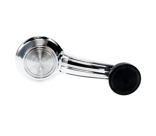 [W-927] Door Window Crank - Correct with Casting Numbers (Black Knob) - Rear for 70-72 Camaro - Fits many GM Models