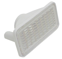 [W-946] Side Marker Lens - Clear - Front - LH or RH - 68 Bel Air Camaro Chevelle Chevy II Nova Corvair Impala