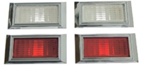 [W-948] Side Market Lenses & Bezels - Front & Rear 8 Piece Set - 68 Camaro
