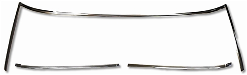 [W-990] Windshield Molding Set - 67-69 Camaro Firebird (Convertible)