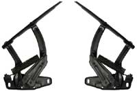 [W-997] Hood Hinges - Pair - 69 Chevelle El Camino Chevy Fullsize Car