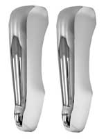 [X110-4047-P] Front Bumper Guards - 47-55 Chevy Truck ('55 1st Series) Fits Original Bumpers Only