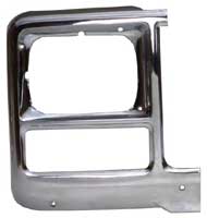 [X145-4080-3R] Headlight Bezel - RH - 80 Chevy GMC Truck Blazer Jimmy Suburban w/ Single Headlight