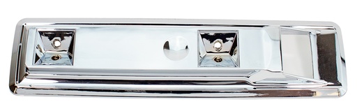 [X529-1466-13] Front Armrest Base - Chrome - 66-70 Dodge Plymouth B-Body w/ 9" Pad