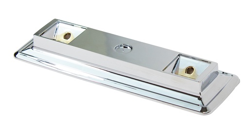 [X529-1466-9] Rear Armrest Base - Chrome - 66-70 Dodge Plymouth B-Body