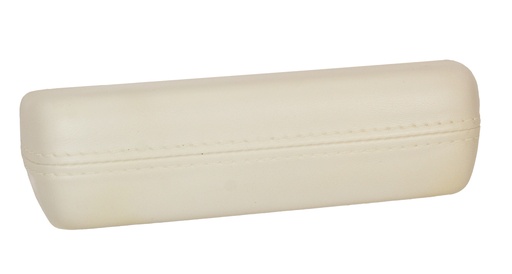 [X529-2068-W] Front Armrest Pad - White - 68-72 Dodge Plymouth A-Body