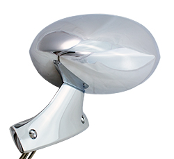 [X570-1570-2L] Outside Mirror - Sport Style - Chrome - Remote - LH - Dodge Plymouth 70 E Body