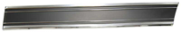 [X731-4069-26BL] Front Lower Bed Molding - Black - LH - 69-72 Chevy GMC Truck Short Bed Fleetside