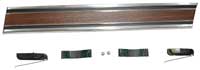 [X731-4069-26WL] Front Lower Bed Molding - Woodgrain - LH - 69-72 Chevy GMC Truck Short Bed Fleetside