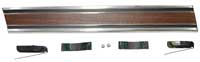 [X731-4069-26WR] Front Lower Bed Molding - Woodgrain - RH - 69-72 Chevy GMC Truck Short Bed Fleetside