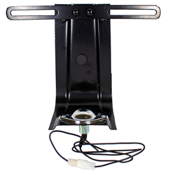 [X945-4054] Rear License Plate Bracket w/ Lamp - 54-59 Chevy GMC Truck