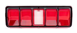 [X951-1471-1] Taillight Lens w/ Black Trim - LH or RH - 71 GTX Road Runner