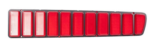 [X951-2673-1R] Taillight Lens w/o Silver Trim - RH - 73-74 Charger