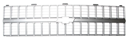 [150-4081-12] Premium Grille - OE Style w/ Emblem Mount - Argent Gray - 81-82 Chevy C/K Pickup Blazer Suburban