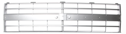 [150-4085-22] Premium Grille - OE Style w/ Emblem Mount - Argent Gray (Quad Headlights) - 85-86 C/K or 87-88 R/V Chevy Pickup Blazer Suburban